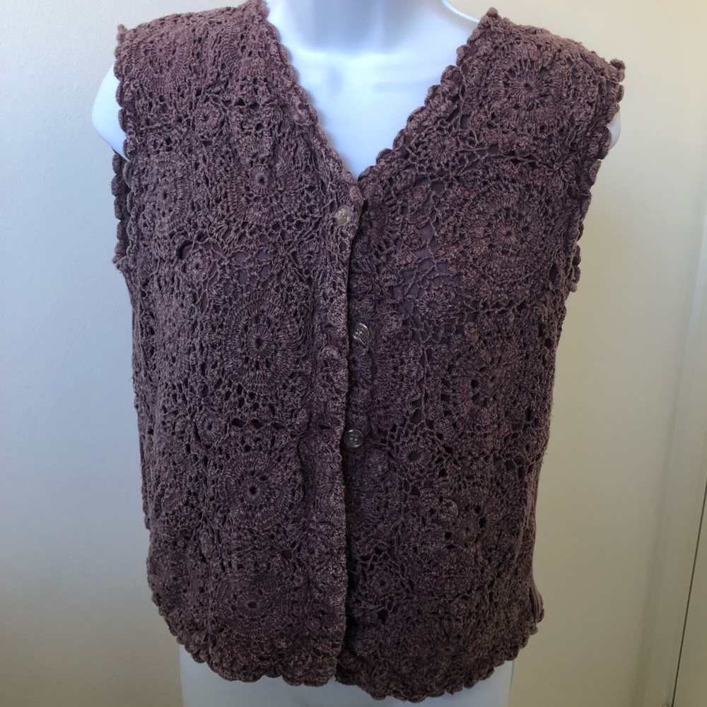 Crochet Detailed Vest